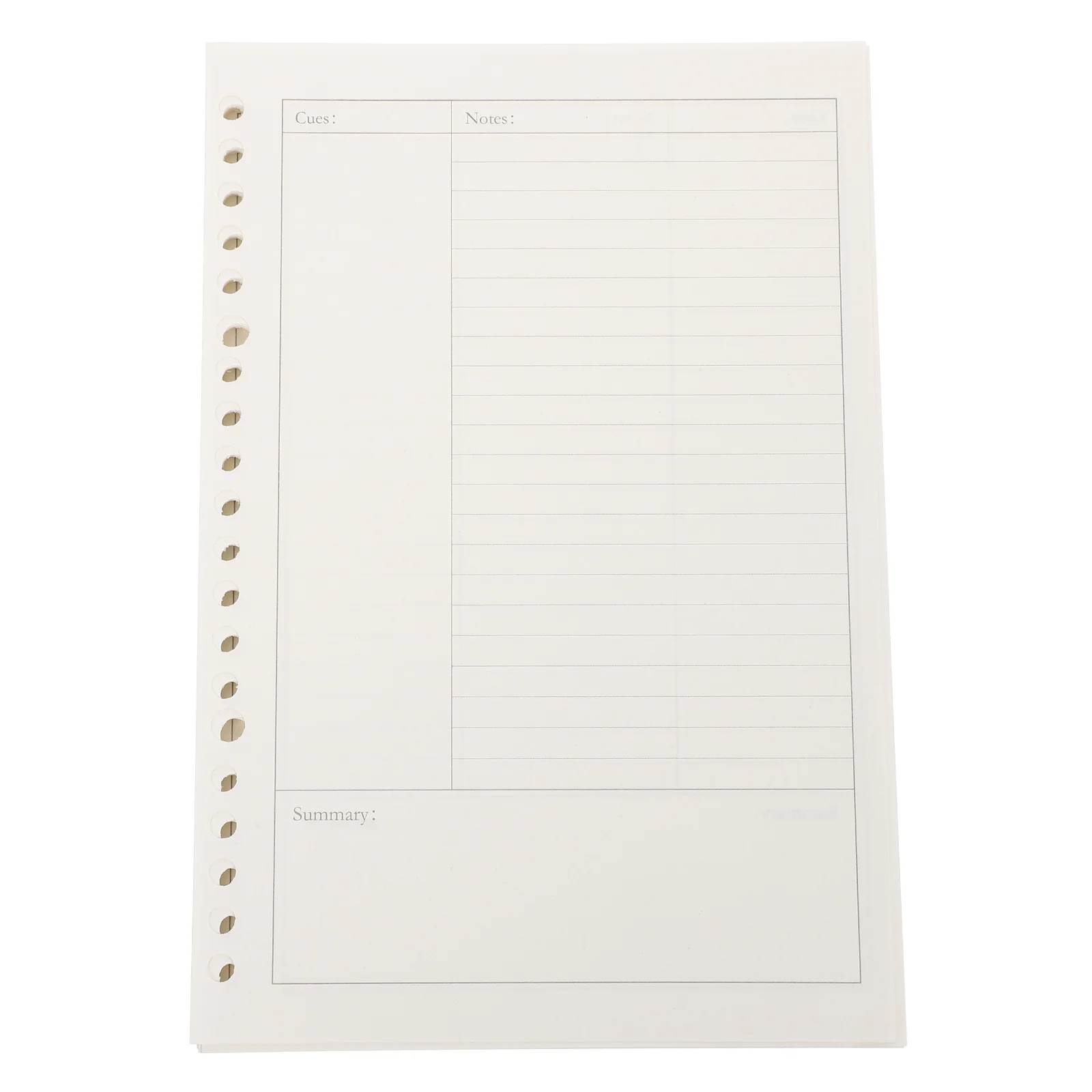 150 قطعة A5 ورق استبدال أوراق فضفاضة قسط جودة الطباعة خطوط الخط واضحة لتنظيم خطط A5 ورقة فضفاضة #6