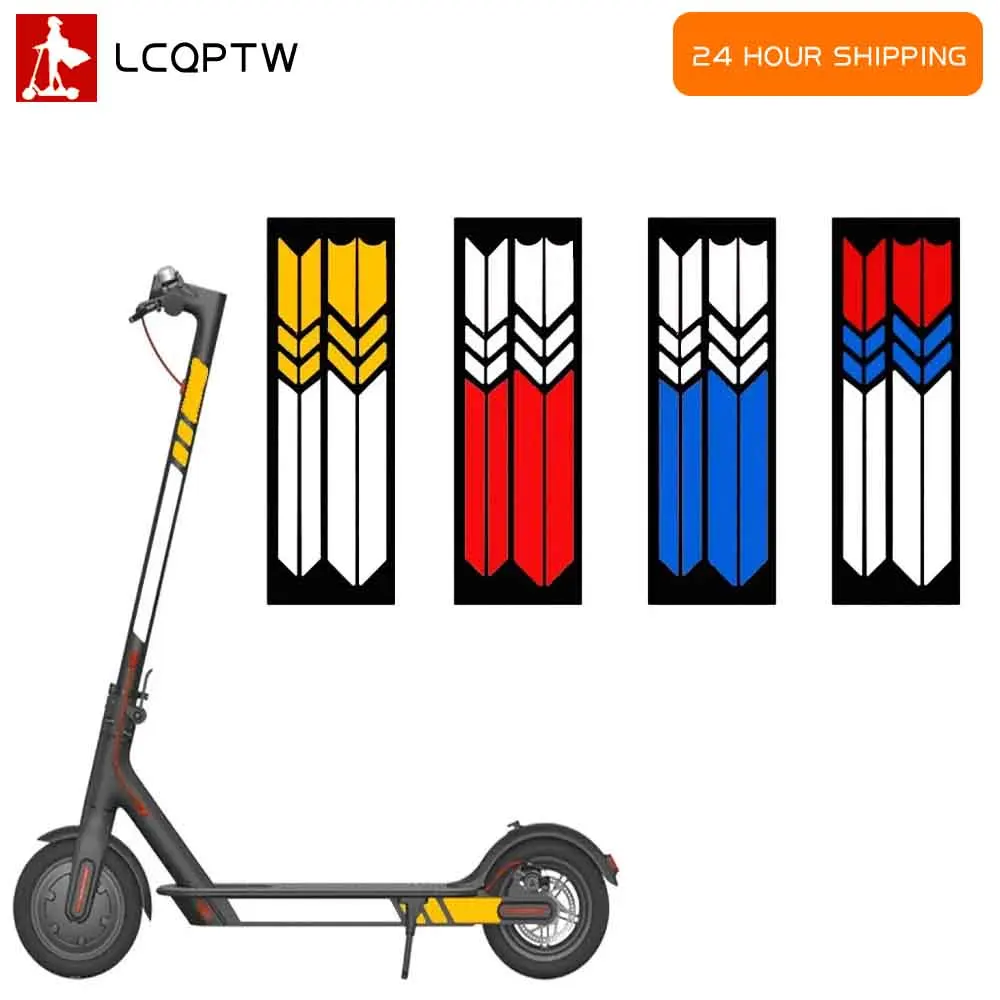 Pegatinas de tira reflectante de protección para patinete eléctrico Xiaomi M365/Pro/1S/Pro 2, pegatina Boby, accesorios de seguridad nocturna para ciclismo