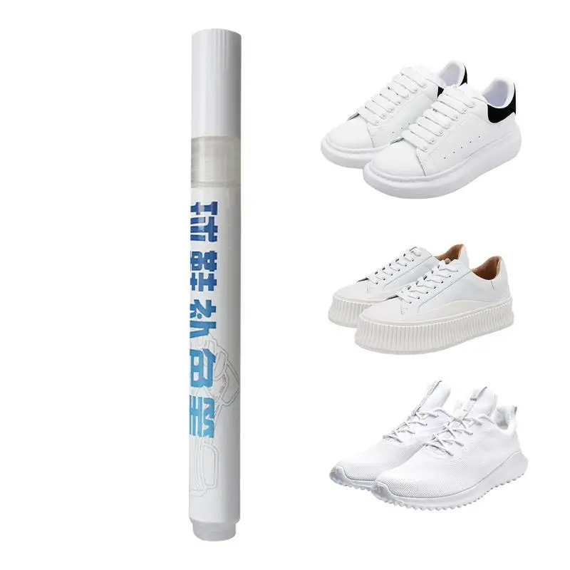 ​Shoes Stains Removal Waterproof Sneakers Anti-Oxidation Pen Repair Complementary Color White Go Yellow Shoe Whitening Cleaning