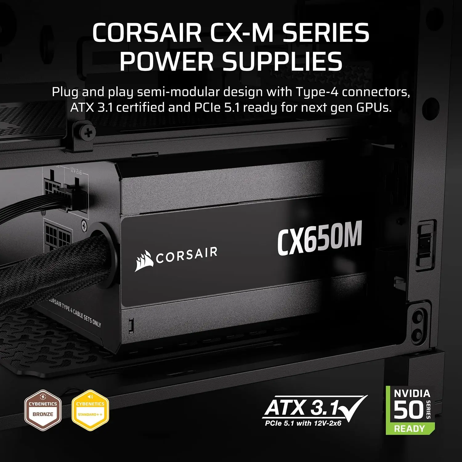 CX650M (2025) 세미 모듈러 ATX 3.1 P - Power Supply 650W 리뷰 및 가격