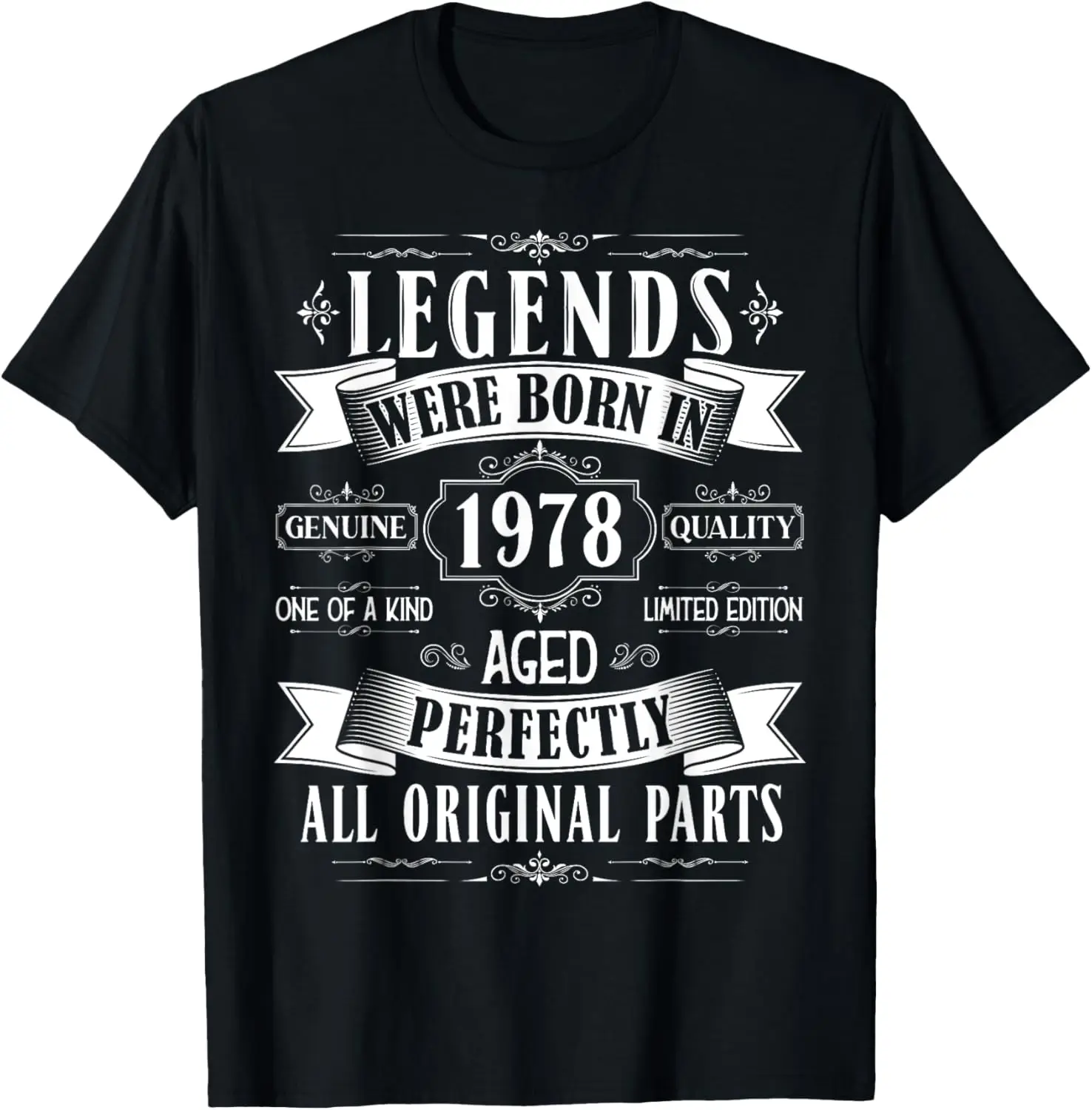 

Мужская футболка Bday Legends, 46 дней рождения, 1978
