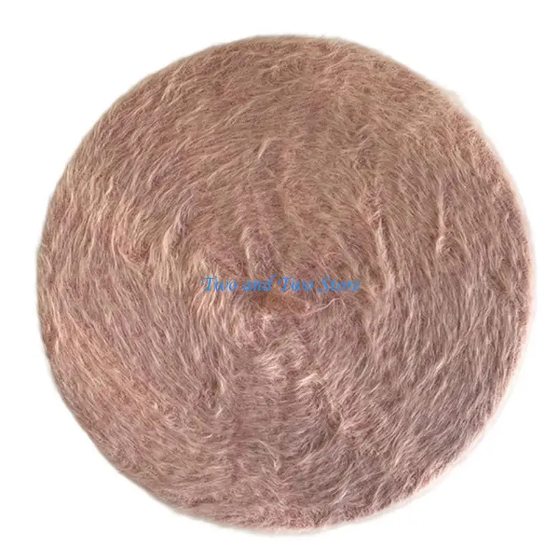 

HX6F Fashion Rabbit Furs Painter Hat Korean Styles Classical Hat for Women Girl