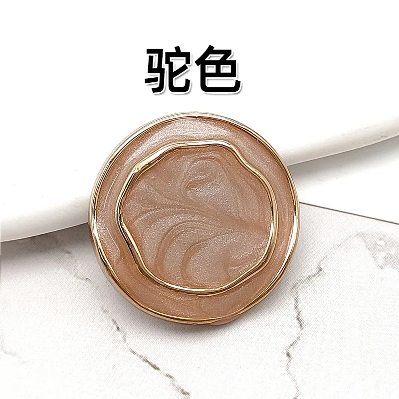 Neue Ankunft Gold Blume Harz Tasten Für Handarbeit Kleidung Frauen Mantel Anzug Strickjacke 6PCS 18MM/21MM/25MM Nähen Taste – Detail 18