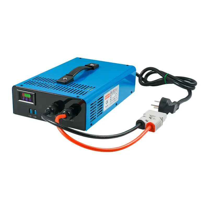 12v24v36v48v60V72V ternary lithium iron phosphate electric vehicle 100A lithium battery charger high power