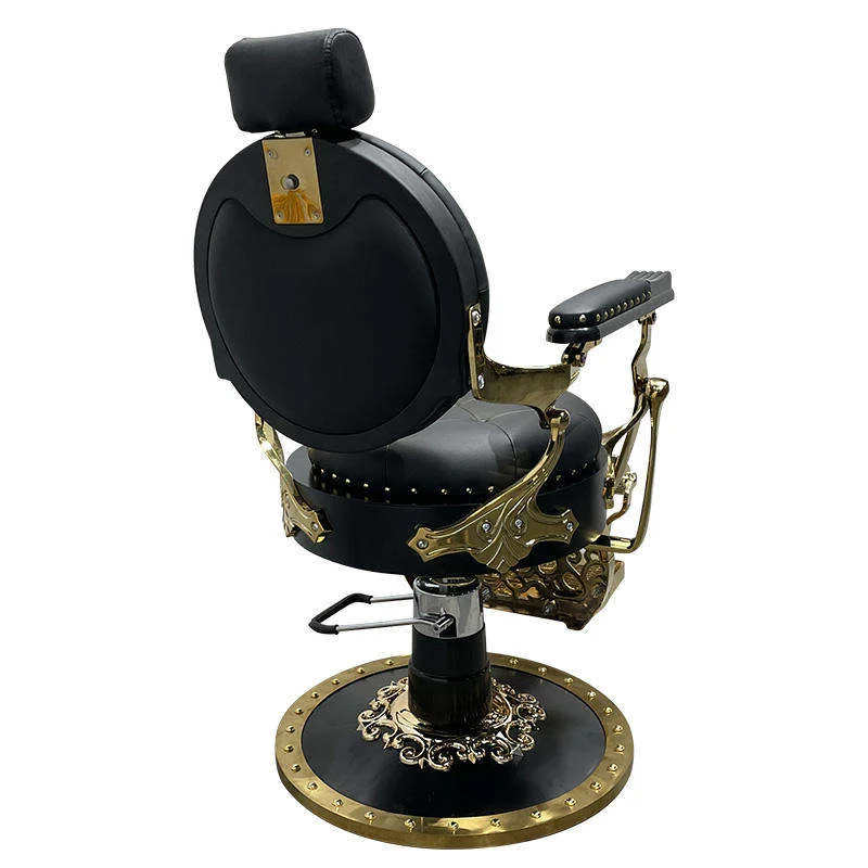 Barber Chairs Barber Men Salon Chair Equipment Luxury Leather High Quality PU Beauty Salon Furniture Modern Synthetic Leather