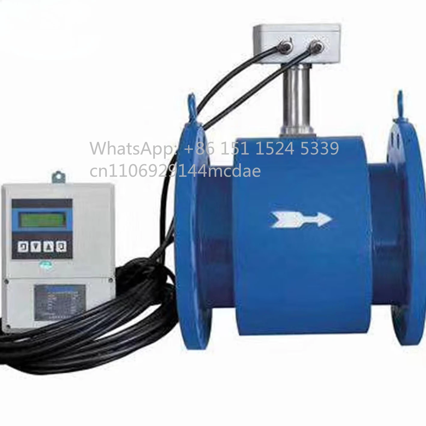 

316L Stainless Steel Electromagnetic Flow Meter for Water Air Oil Resistant Split Type Wastewater Flow Meter