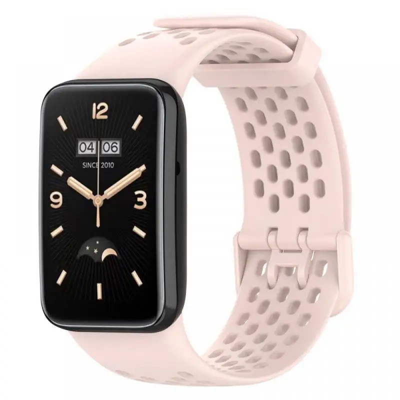 Pulsera deportiva transpirable, accesorios, correa de silicona para Xiaomi Mi Band 7 Pro, correa de muñeca de repuesto de silicona