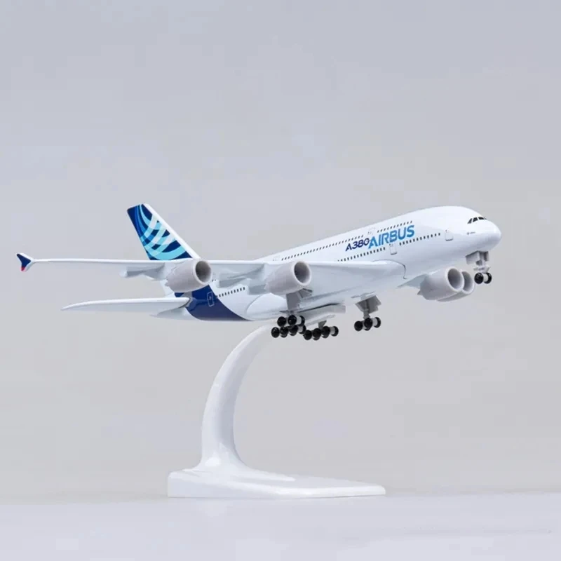 

18CM Diecast Metal Alloy Airplane Model Toy For A380 Prototype Airlines Aircraft Plane with Landing Gears Toy For Collections