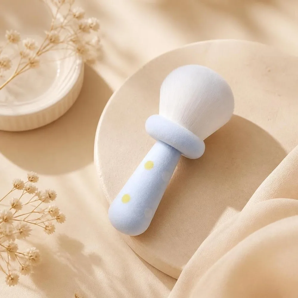 Cute Large‑Head Powder Makeup Brush Reusable Dense Loose Powder Brush Gentle Mushroom-Shaped Blush Cosmetic Brush Setting Makeup
