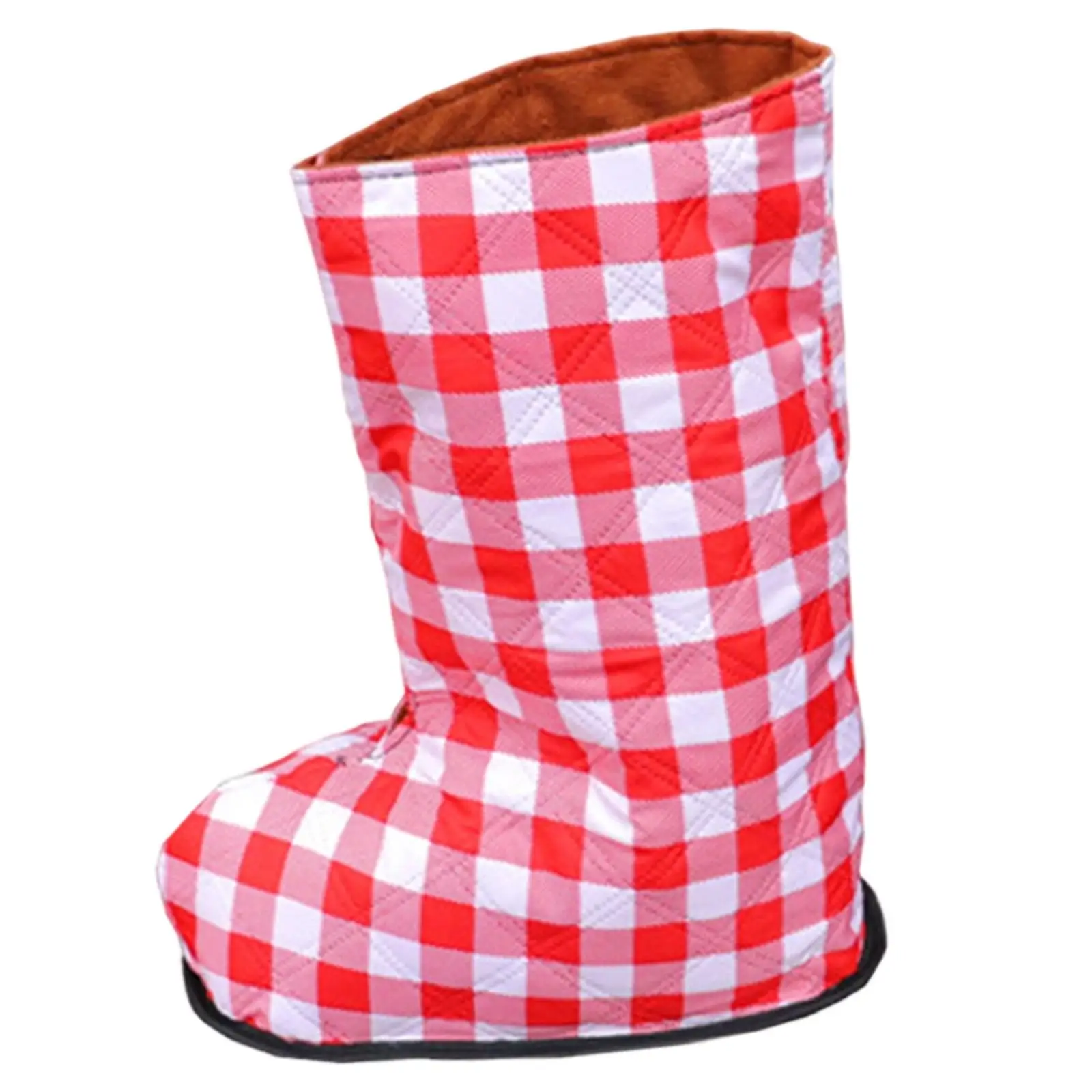 

Breathable Cast Sock Velvet Plaster Foot Cover Adjustable Thick Warm Leg Sleeve for Home Recovery