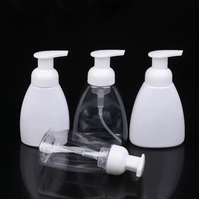 

250/300ml Pump Empty Bottles Plastic Foaming Bottle Soap Mousses Liquid Dispenser Froth Shampoo Lotion Shower Gel Foam Bottles