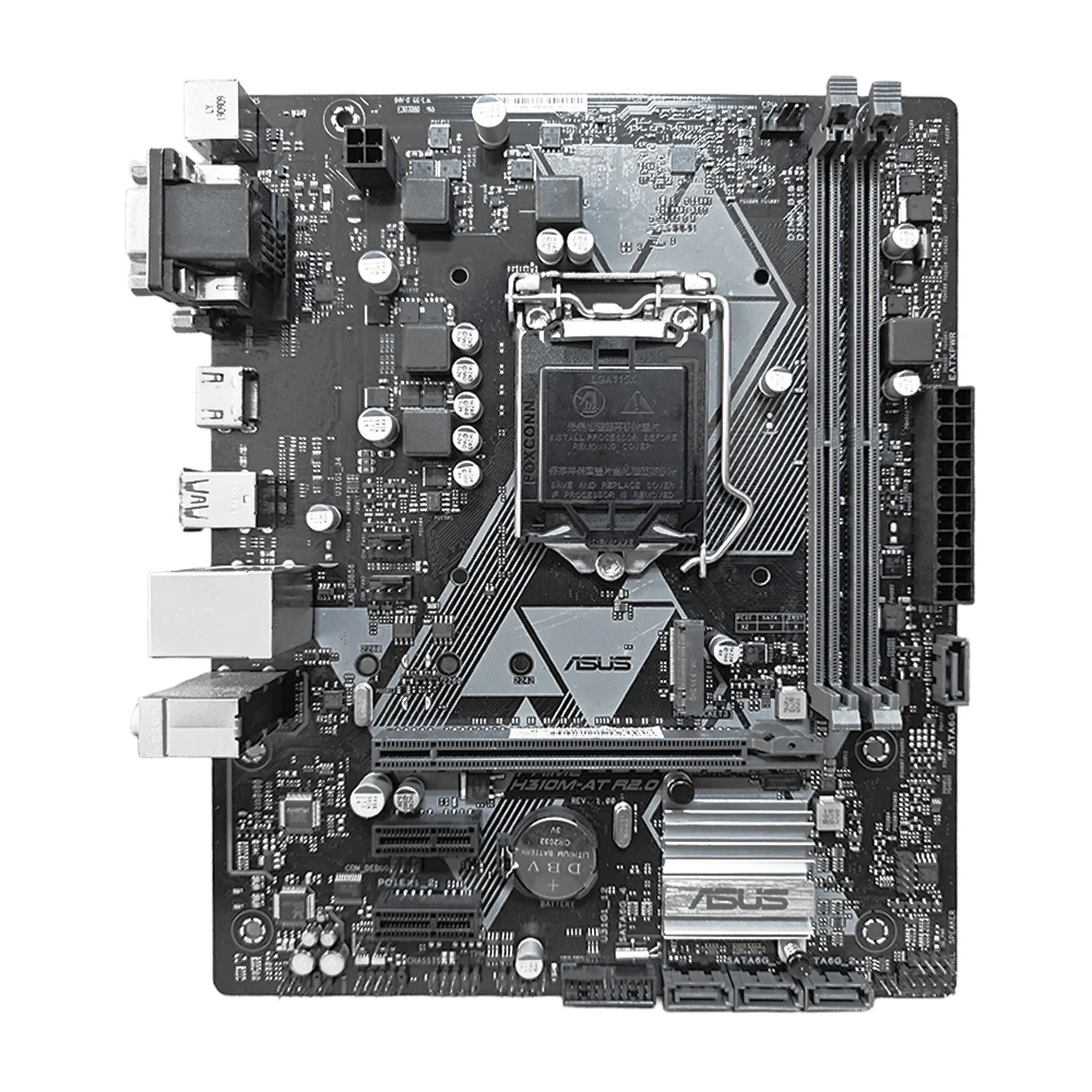 ASUS H310 اللوحة الأم PRIME H310M-AT R2.0 LGA1151 دعم 9th/8th Gen Core i5-9400 8500 9600K i7-9700 i9-9900 CPU DDR4 HDMI mATX