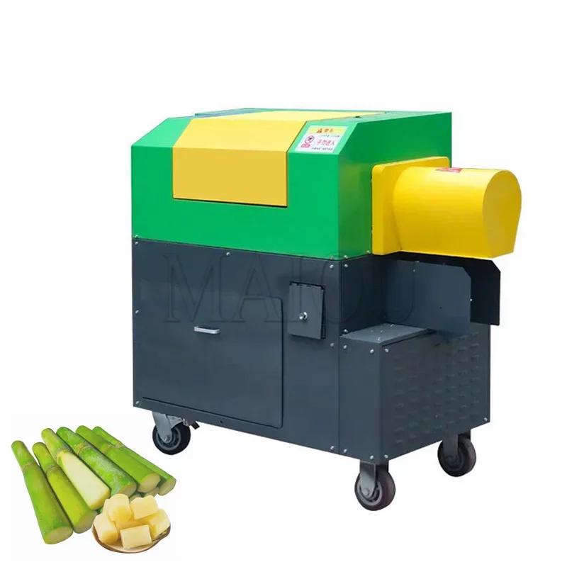 Commerical Automatic Electric Sugar Cane Peel Removing Machine Skin Sugarcane Peeler Machine