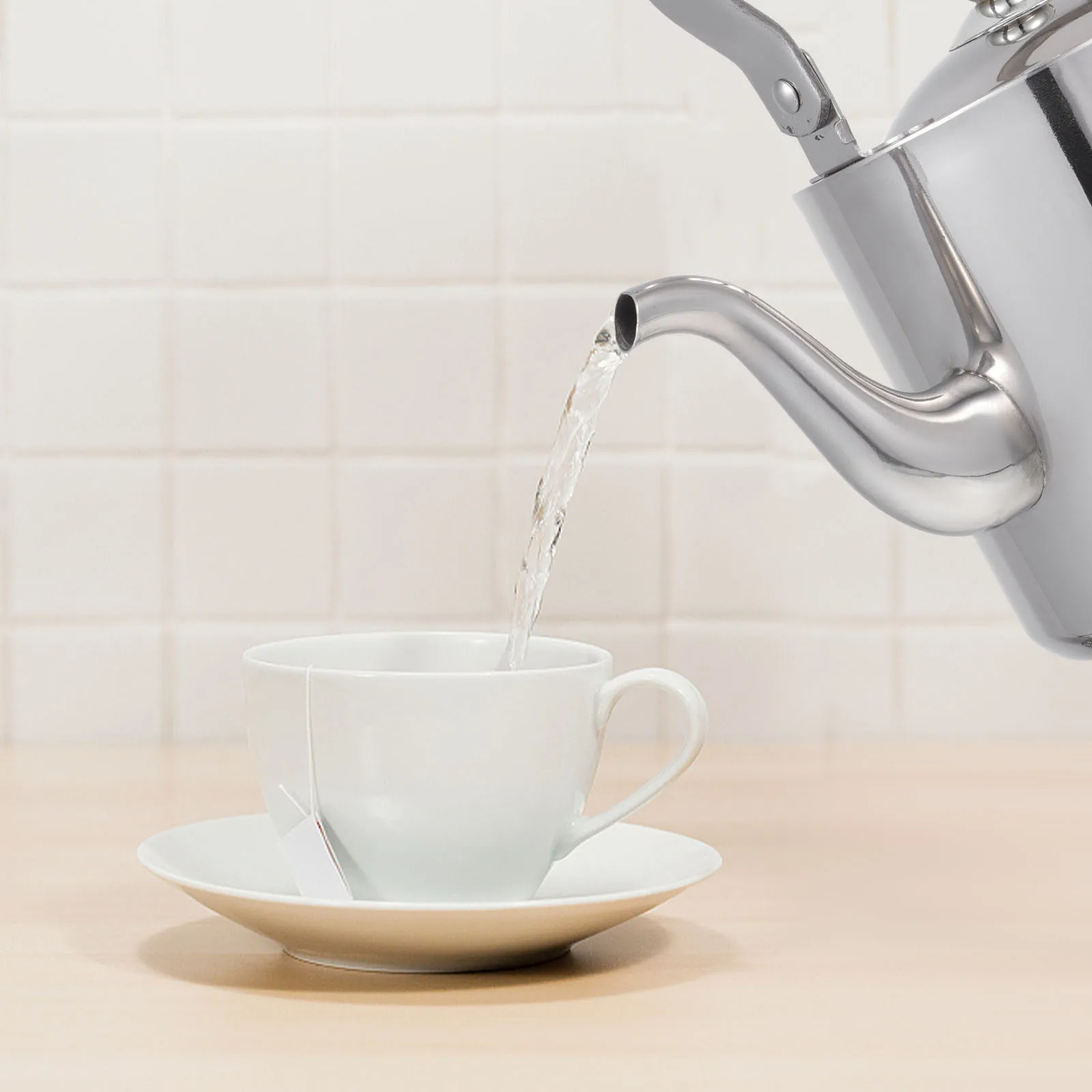 

Stainless Steel Kettle for Camping Backpacking Stovetop Water Boil Boiling Large-capacity Hot