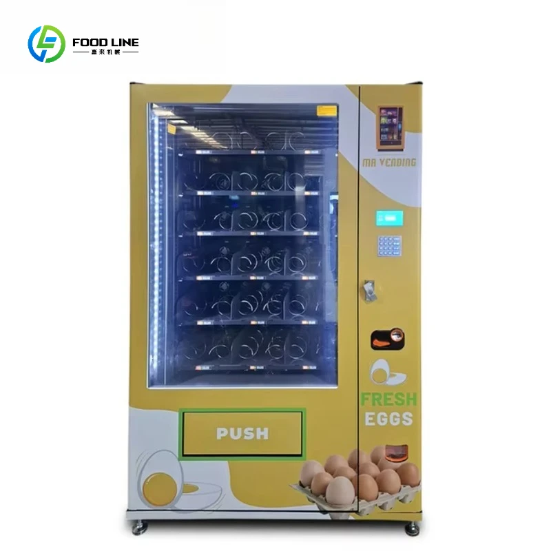 

High Capacity Automatic Egg Vending Machine with Multiple Payment Options Wi-Fi & 4G LTE Customizable Design Customized