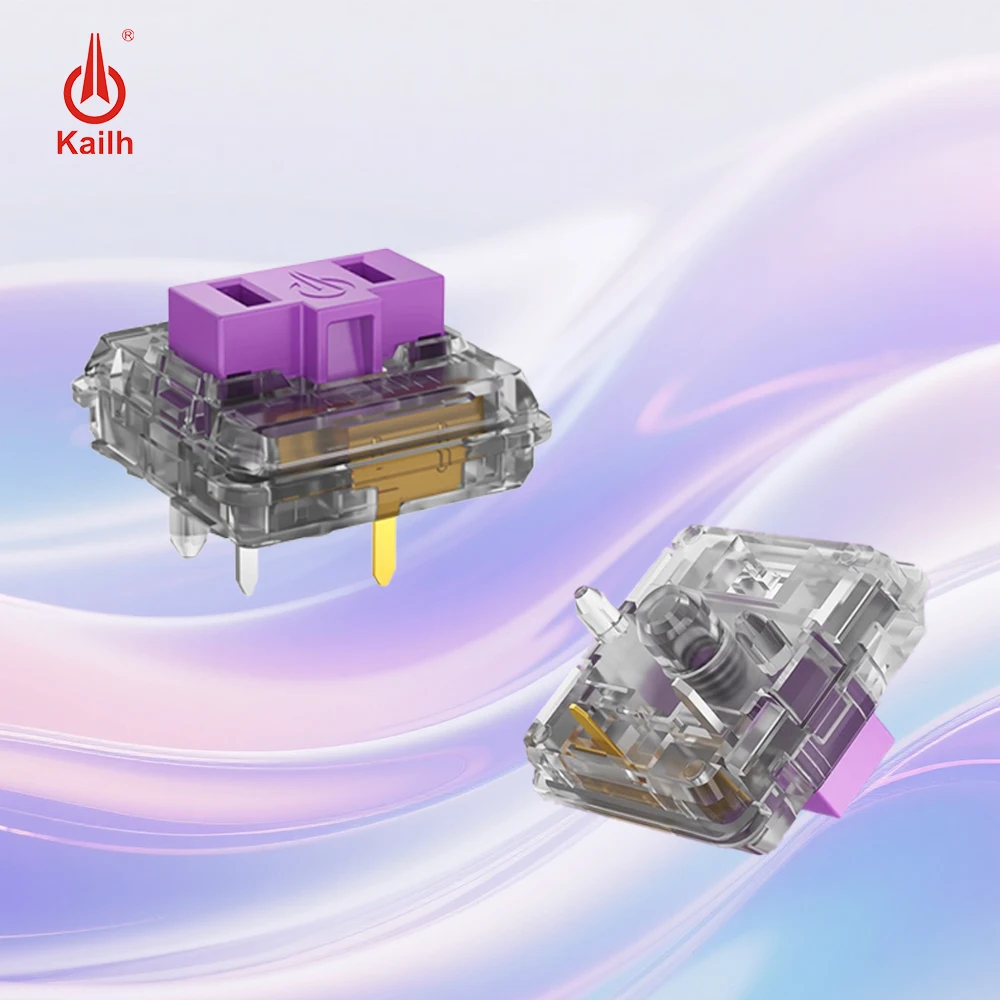 

Kailh low profile Switch Chocolate Keyboard Switch RGB SMD kailh Mechanical Keyboard Linear hand feeling 25g Purpz Switch