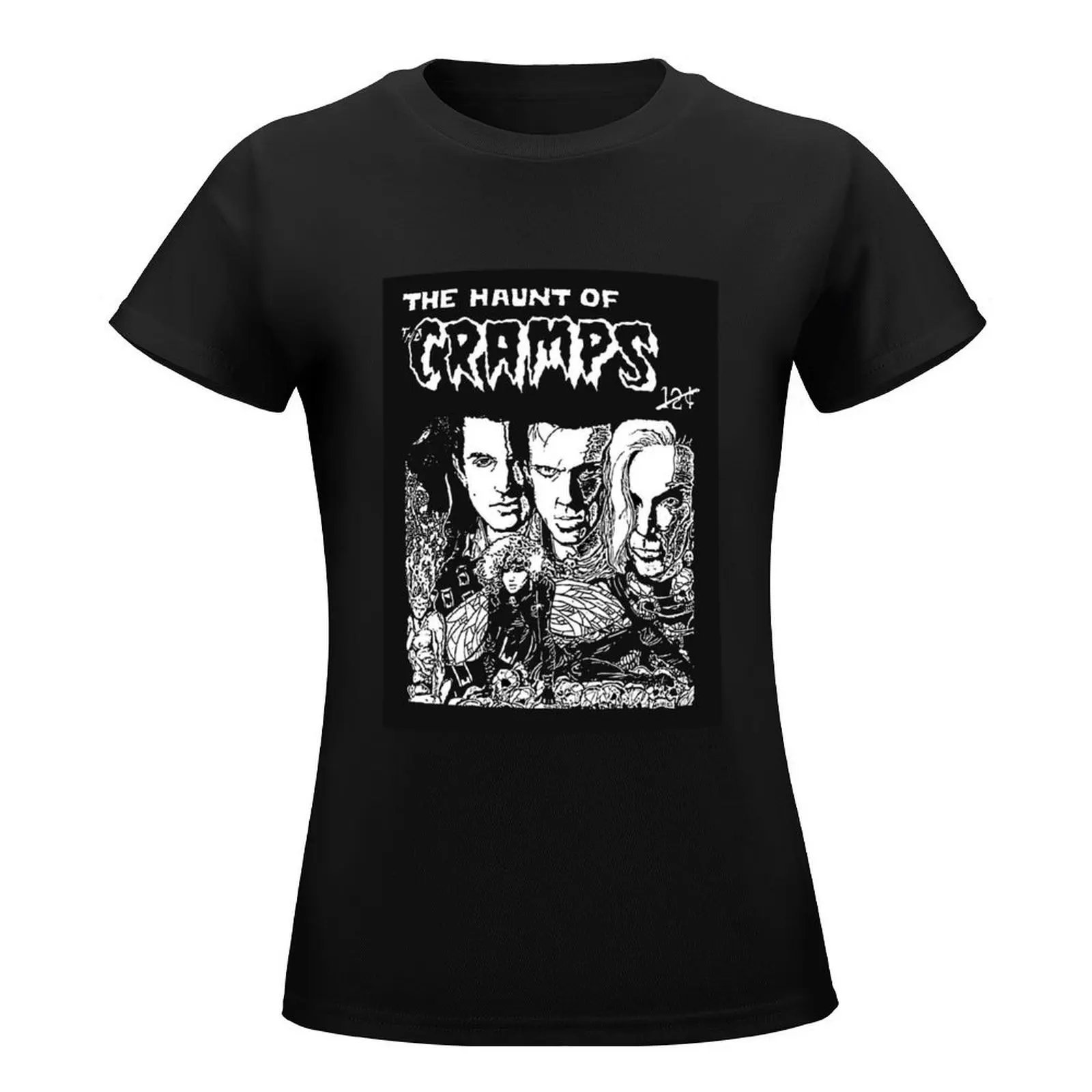 The Cramps Art T-Shirt cute clothes aesthetic clothes Female clothing funnys cropped t shirts for Women