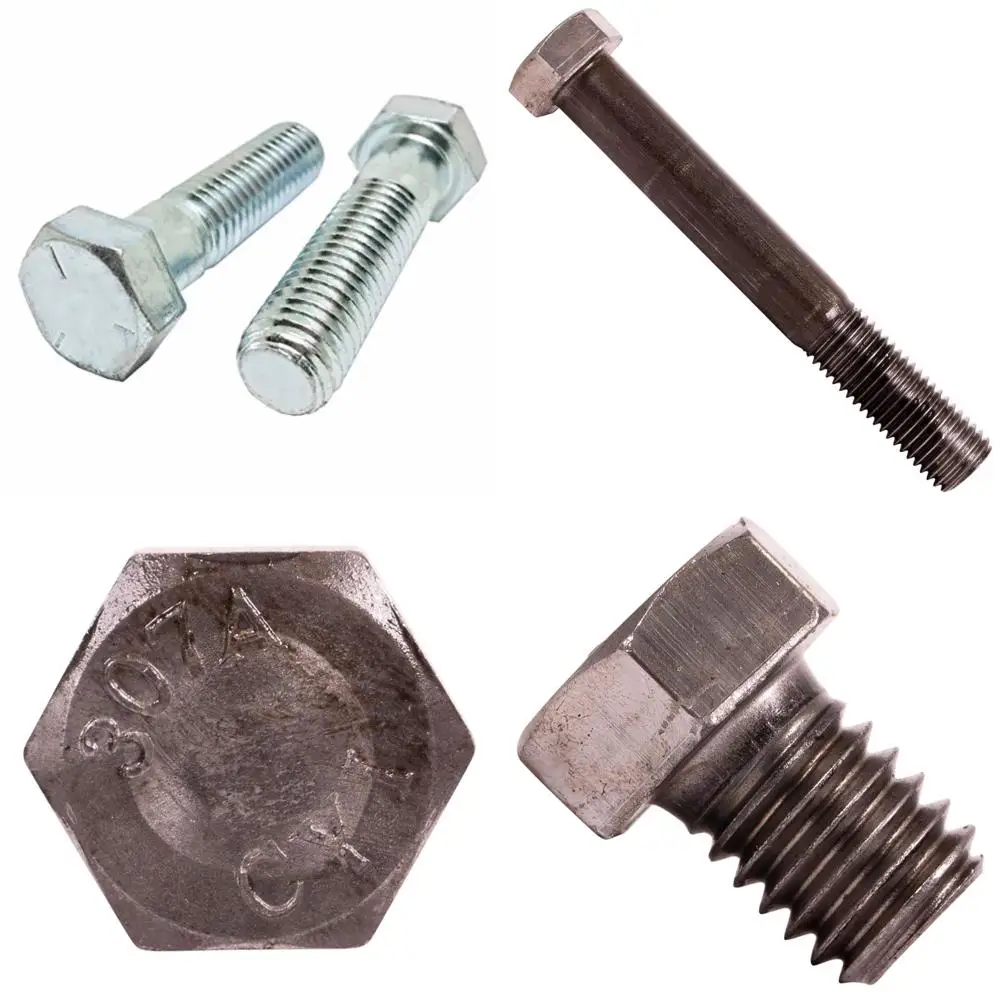 

Grade 5 Zinc-Plated Hex Cap Screws Coarse Thread 5/16-18 x 2-3/4 Inch, 100-Pack, Partially Threaded 0.875 Inches Thread Length