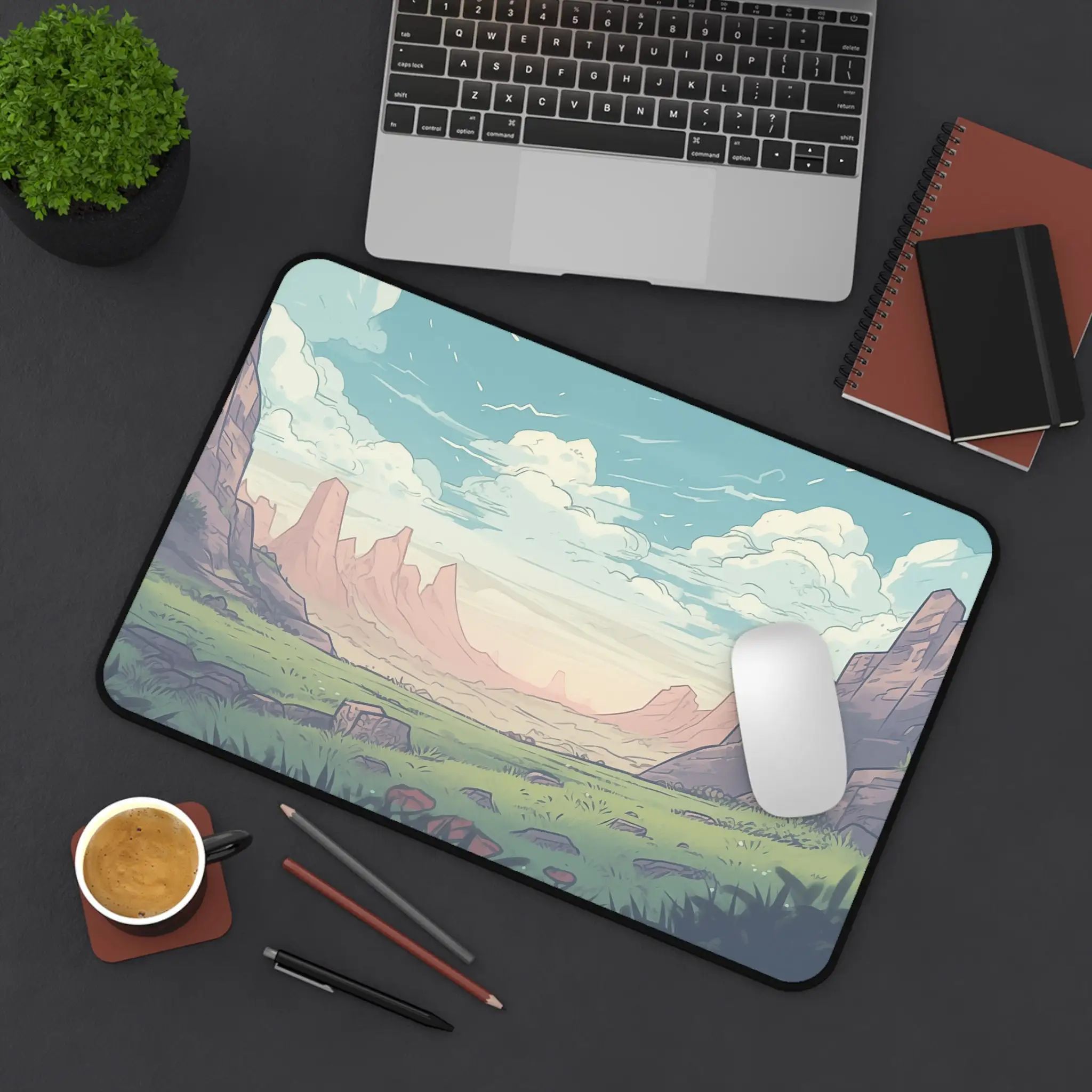 

Calm Canyon View Mouse Pad, Canyon Theme Table Pad, Non-Slip Waterproof Mouse Pad, Office Decoration, Perfect Gift for Friends