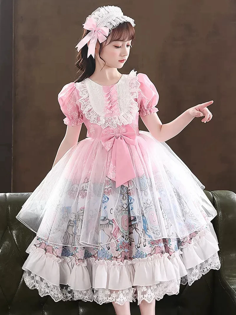 Vestidos de Fiesta de princesa estilo victoriano para chica, ropa de manga larga, estilo gótico, Harajuku, Kawaii, elegante, japonés, adorable Vestido de Lolita