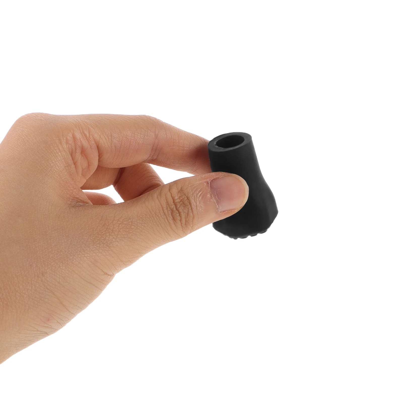 

6 Pcs Alpenstock Accessories Hiking Pole Tips Replacement Cane Trekking Protectors Plastic for Walking Sticks Black Travel