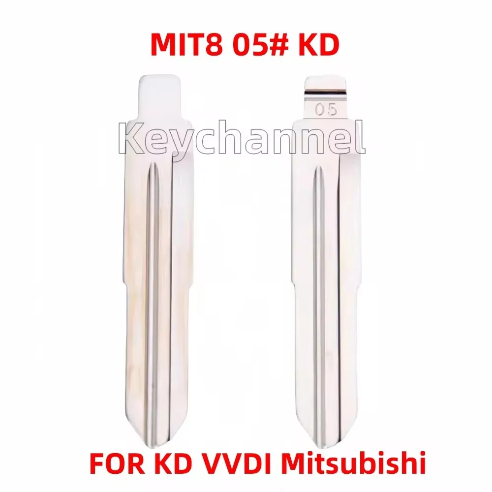 Keychannel 10PCS MIT8 Car Key Blank 05# KD Key Blade MIT12 for KEYDIY Xhorse Fob for Mitsubishi Montero Pajero Suzuki Chevrolet