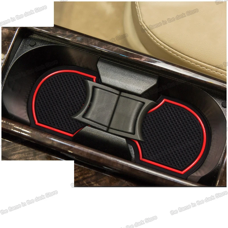 car door cup armrest slot mats for toyota camry 2012 2013 2014 2015 2016 2017 xv50 anti-slip pad carpet storage box cushion