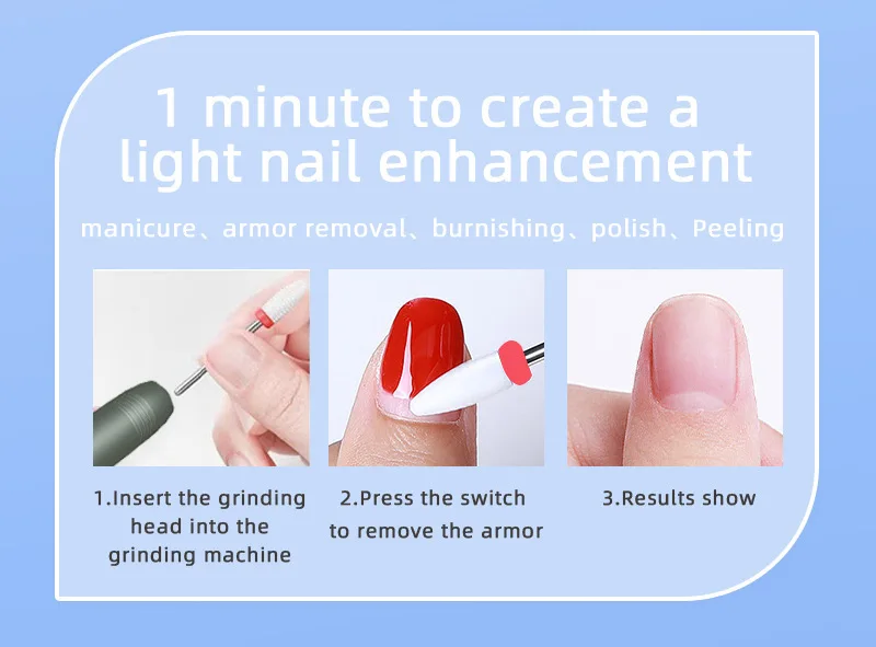 Bild 7: Elektrische Nagelfeile Maniküre-Set Nagellackiermaschine