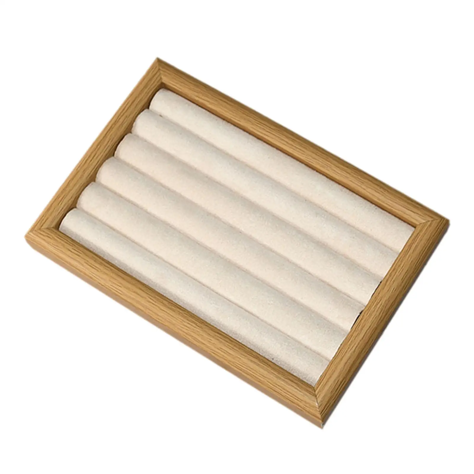 

Jewelry Display Tray Earrings Ring Display Showcase,Women Rectangle Tabletop Jewelry Storage Jewelry Holder for Jewelry Store