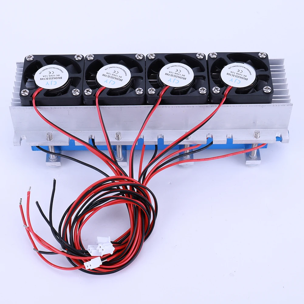 

288W Peltier Cooler DC 12V 30A Air Conditioner Cooling System Semiconductor Cooling System DIY Kit for Air Conditioning Fan