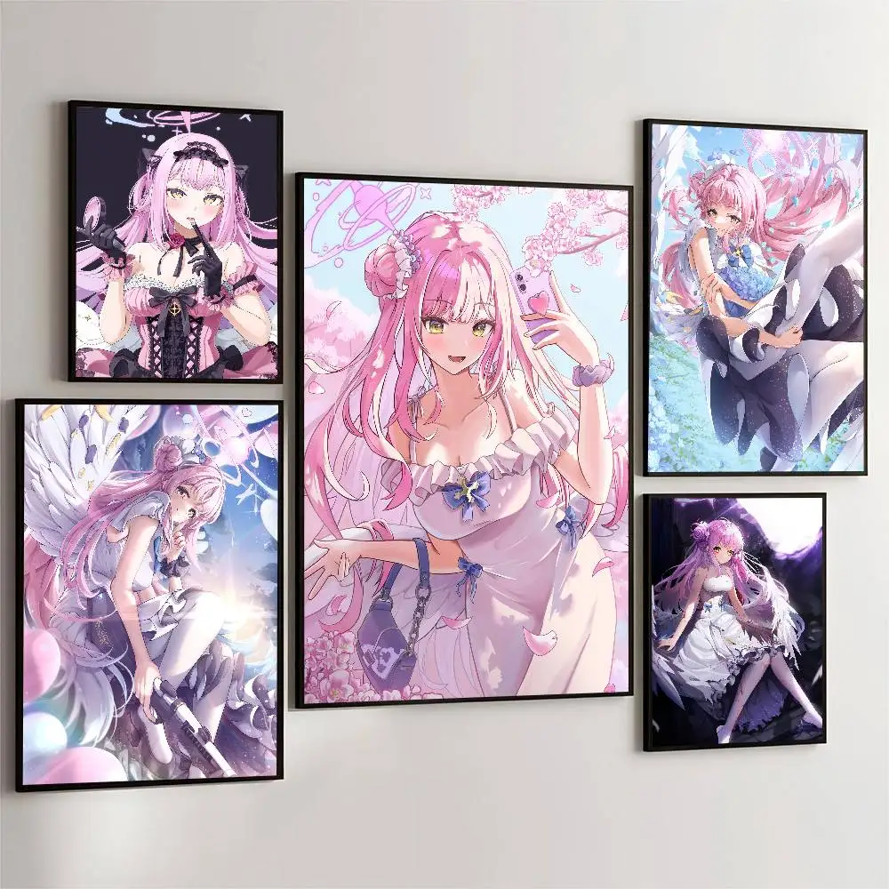 Mika Blue Archive Poster Wall Art For Study Living Room Decor Unique Home Decoration Picture