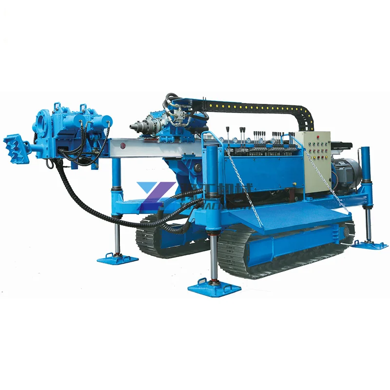 Mobile Full Hydraulic Crawler Anchor Diesel Electric Power Drilling Rig