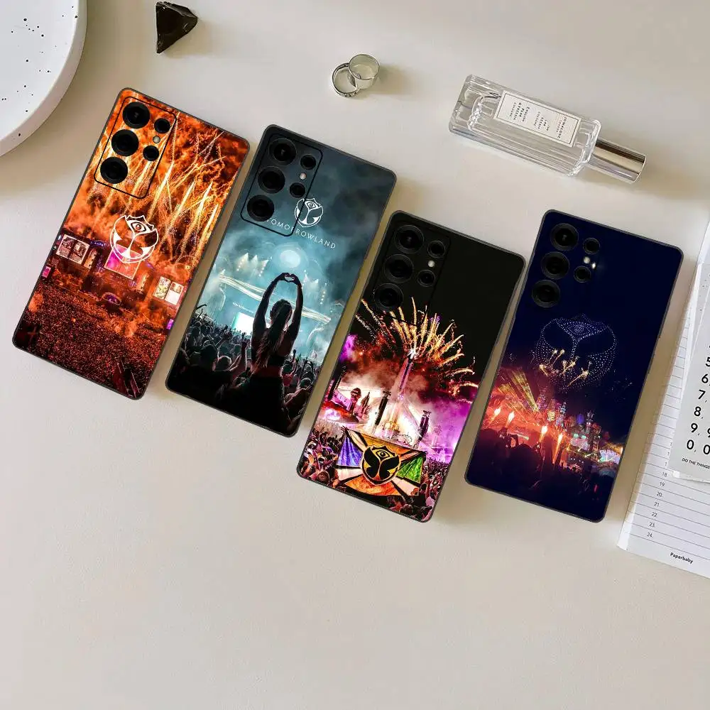 T-Tomorrowland Phone Case For Samsung S 24 fe 25 Ultra plus 20 lite 21 30 22 23 24 22 Ultra 5G Fundas
