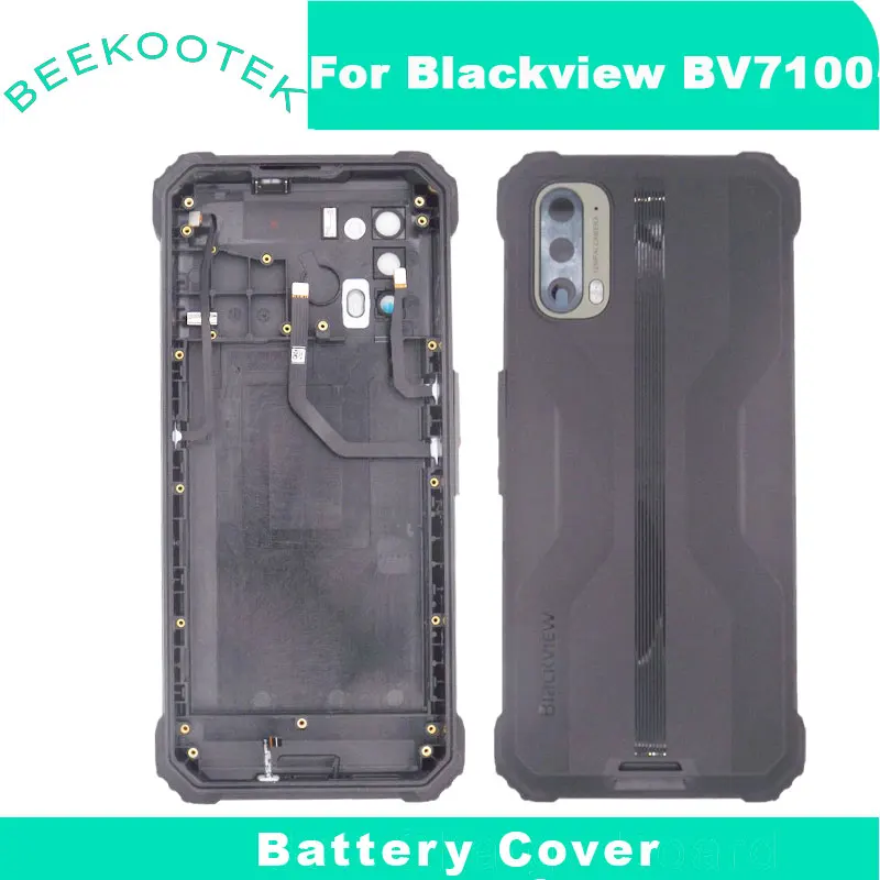 

New Original Blackview BV7100 Battery Cover Back Case Housing With Fingerprint FPC Accessories For Blackview BV7100 Smart Phone