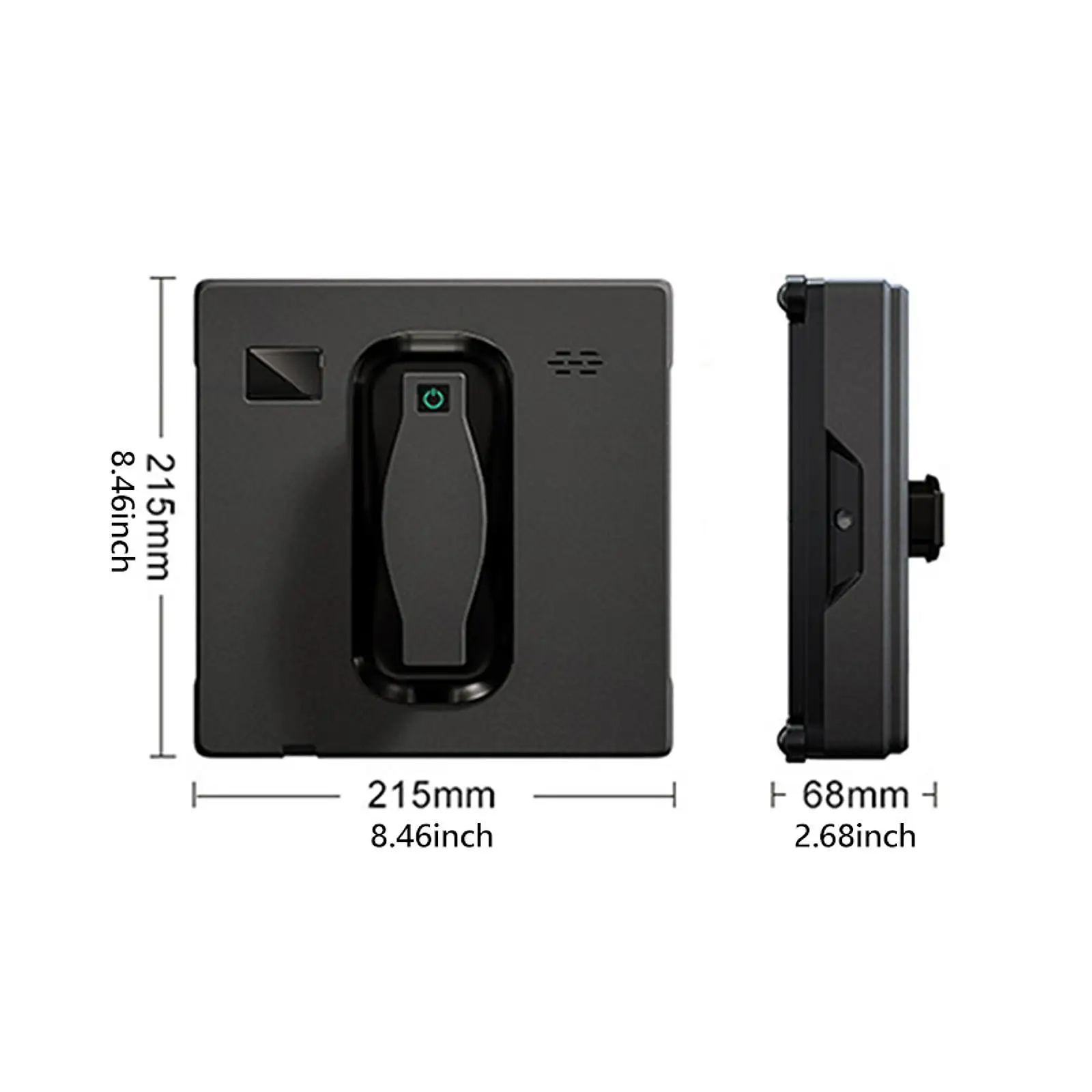 Robot de limpieza de ventanas, limpiador de ventanas anticaída para techo, escritorio, hogar