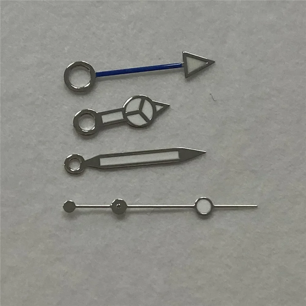 4 Pointers Blue Luminous Watch Hands for Mingzhu 3804 GMT Automatic Watch Movement Repair Accessories NEW DIY