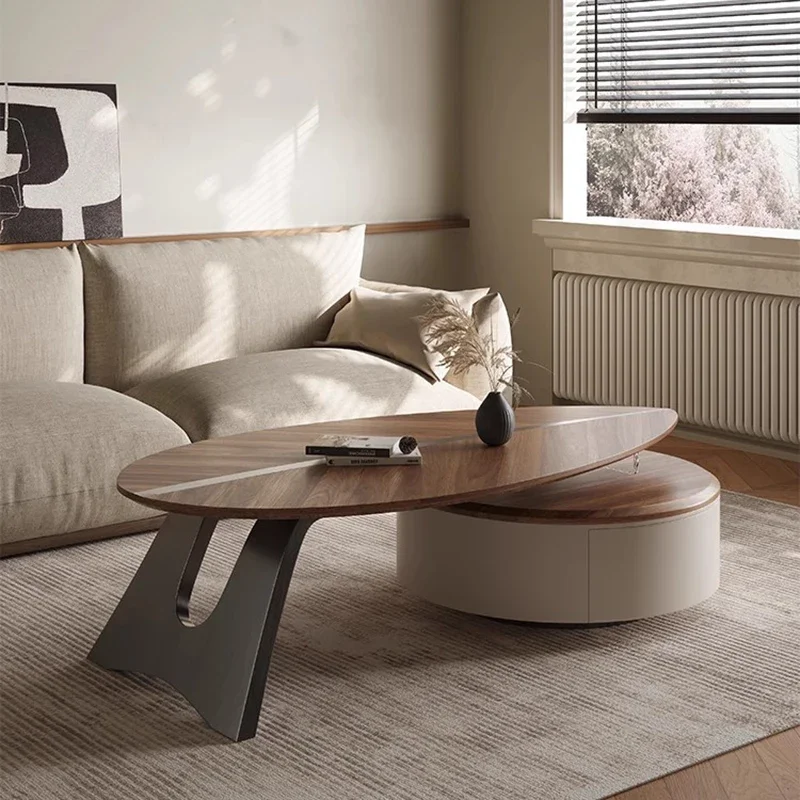 Italian Unique Coffee Table Modern Nordic Living Room Designer Coffee Table Books Storage Bedroom Mesa Auxiliar Salon Furniture