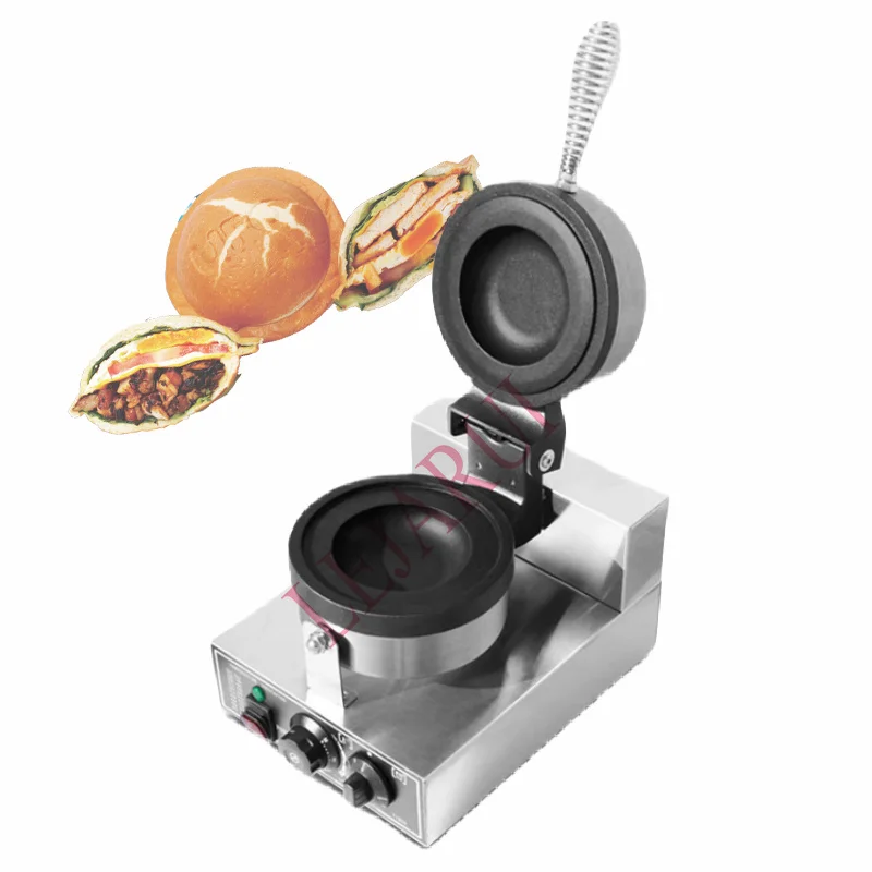 Popular Ice Cream Hamburger UFO Shape Burger Press Machine Gelato Fillings Bread