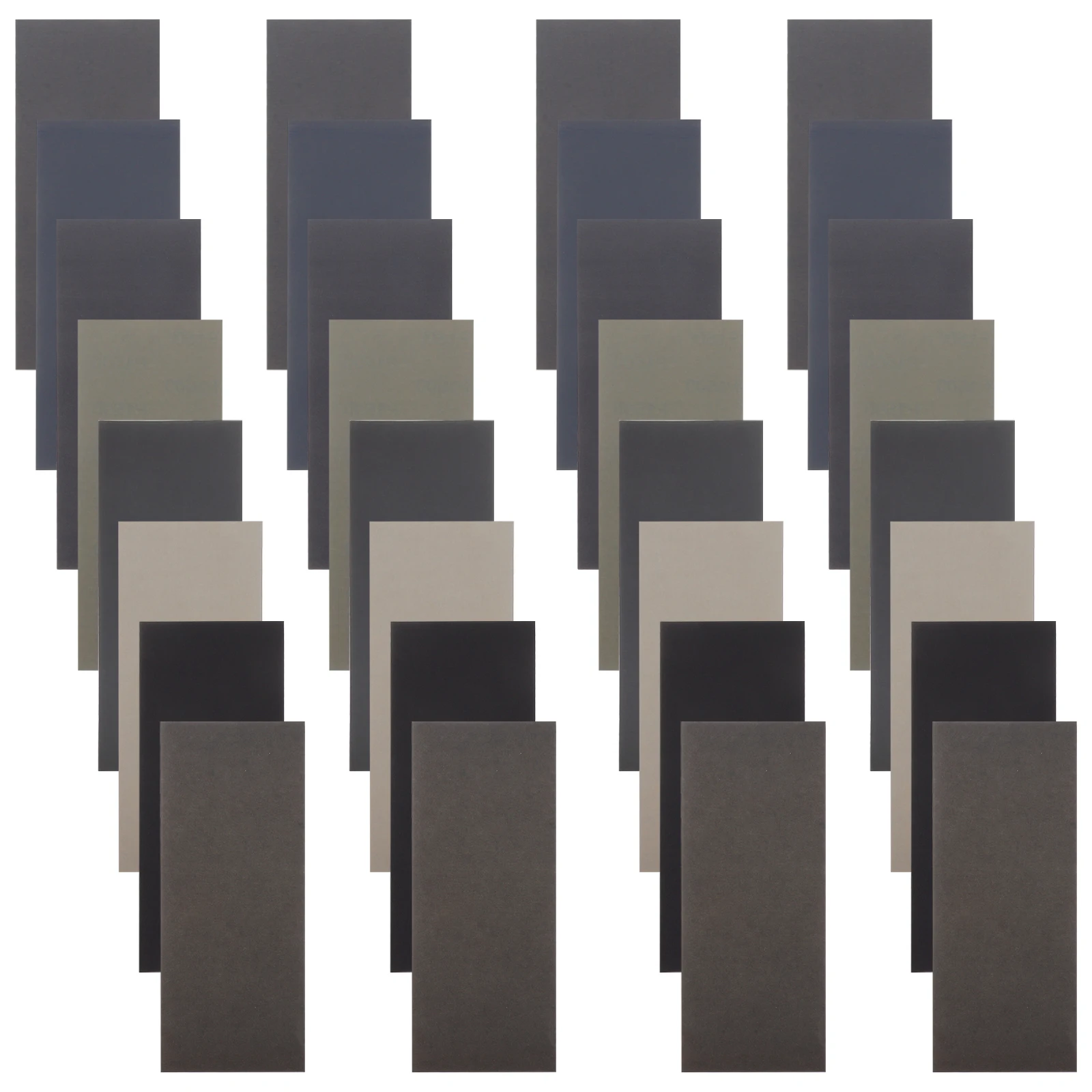 

56pcs Wet Dry Sandpaper Set Sanding Sheets Grit Assortment 400 500 800 1200 1500 2000 3000 5000 For Wood Metal Plastic Auto