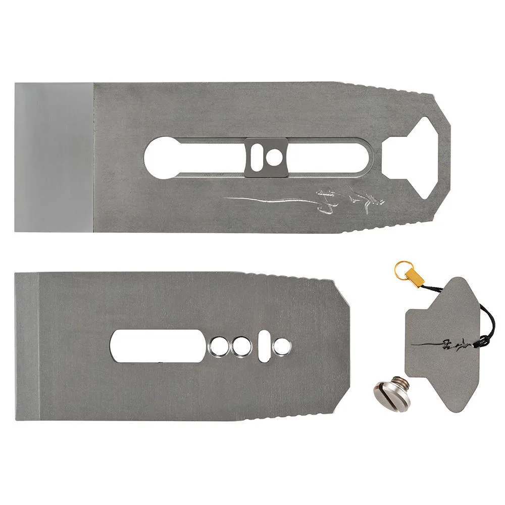 Premium 4.0mm Thick Magnacut Steel Titanium Base Replacement Blade with Chip Breaker For No 4, 4-1/2, 5, 5-1/2, 6, 7 Hand Plane