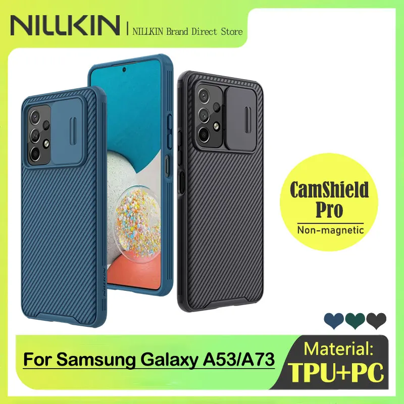 

Противоударный чехол Nillkin для Samsung Galaxy A53/A73 5G, защита камеры, ПК + ТПУ, защита от царапин, прочная защитная задняя крышка