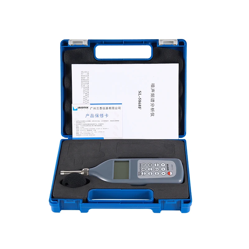 Digital Noise Spectrum Analyzer SL-5868F Noise Meter 10Hz~20kHz 25dB~130dB (A) Sound Level Meter Sound Exposure Meter