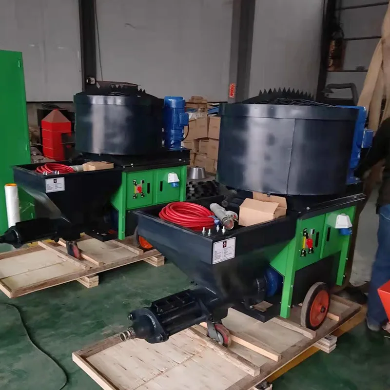 Lightweight Concrete Sprayer Machine Mortar Spray Insulation Grouting Injection Core Motor Component 6.5/8KW 90L/MIN