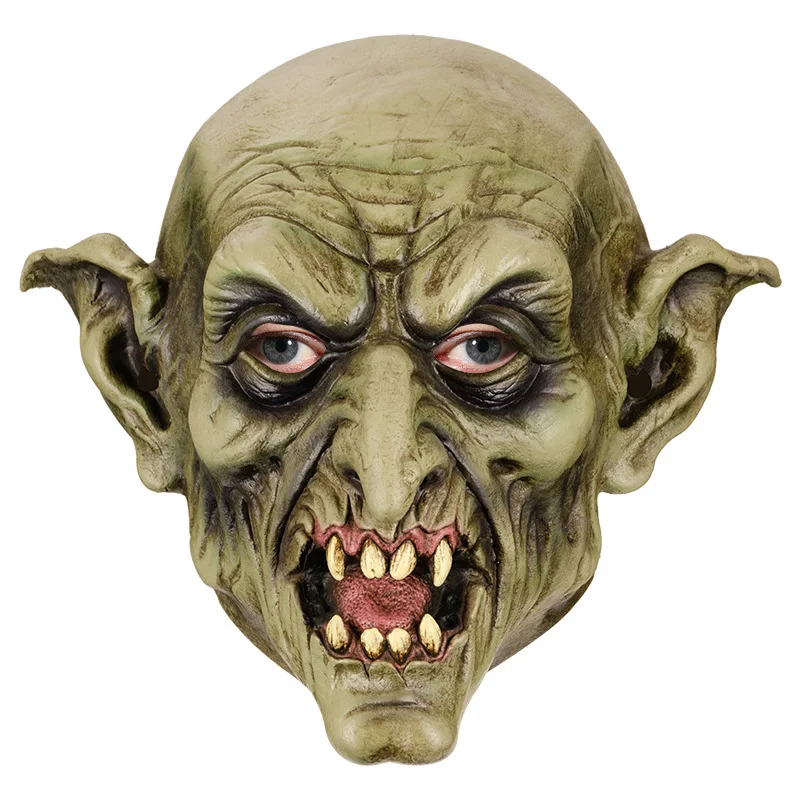 Gruselige Dämonenmaske - Halloween-Maske für Männer, Gruselige Maskerade-Party Kostüm-Accessoires Requisiten – Detail 6