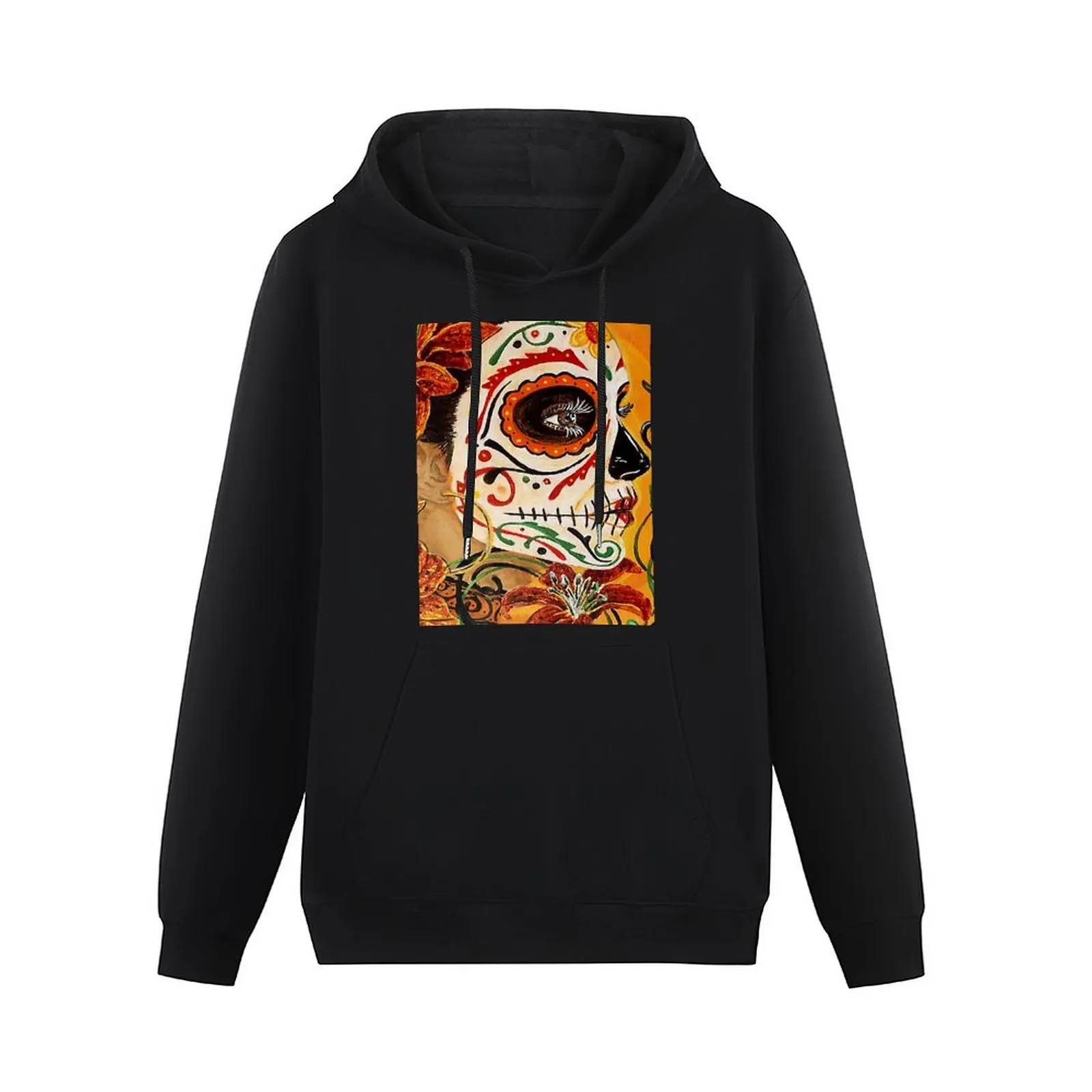 Lily..Day of dead girl.. Dia De Los Muertos Pullover Hoodie male clothes men clothes men clothing hoodie oversize