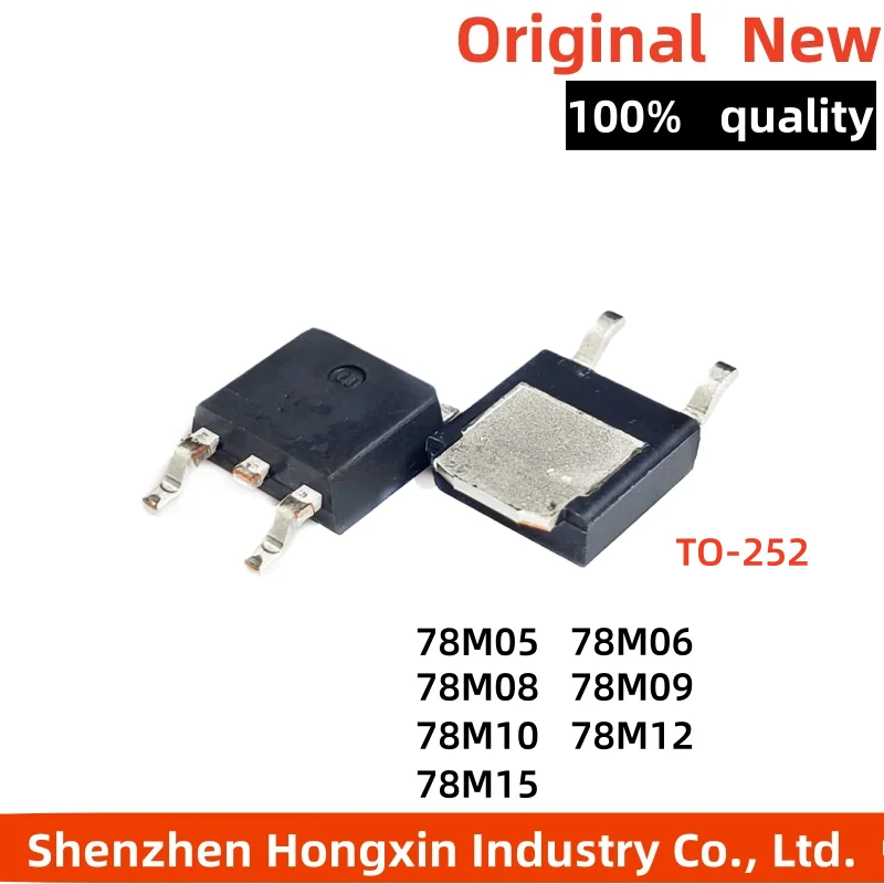 20 pieces CJ78M05 78M06 78M08 78M09 78M10 78M12 78M15 L78M05CDT TO-252 Surface mount three terminal voltage regulator