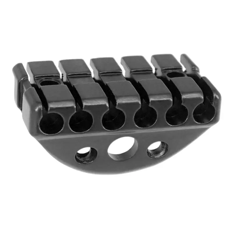 A61P 6-String Guitar Strings Lock Nut Set Headless Electric Guitar String Locking Nut Set Guitar Bridge Accessories