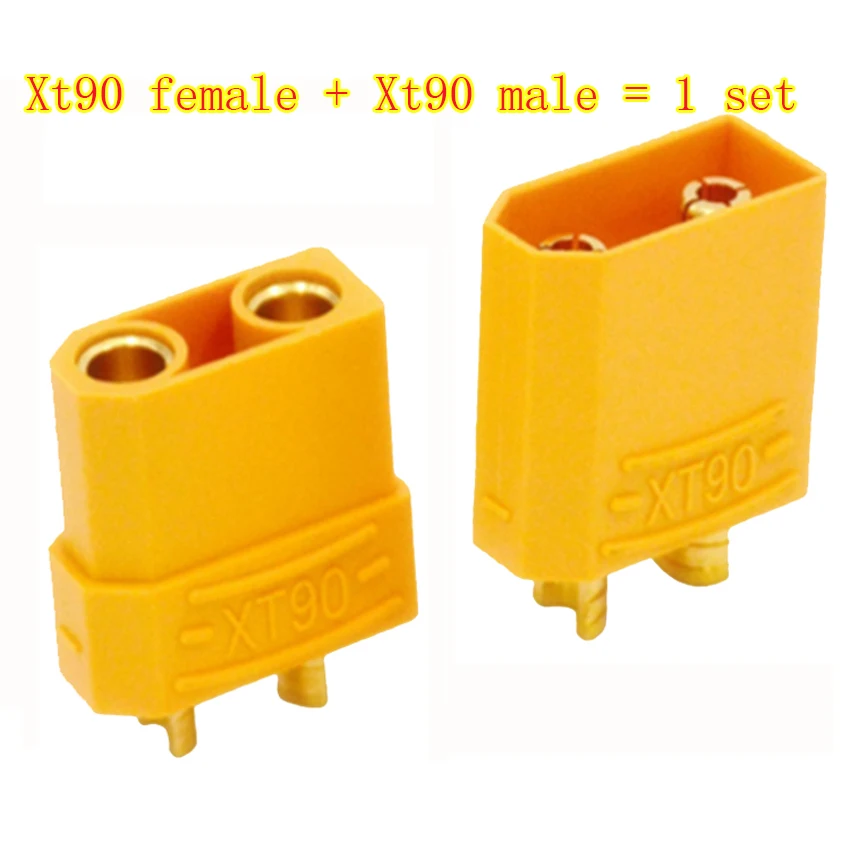 XT60+ XT60H XT30U XT90H Plug Connector With Sheath Housing 5 Male 5 Female (5 Pair )