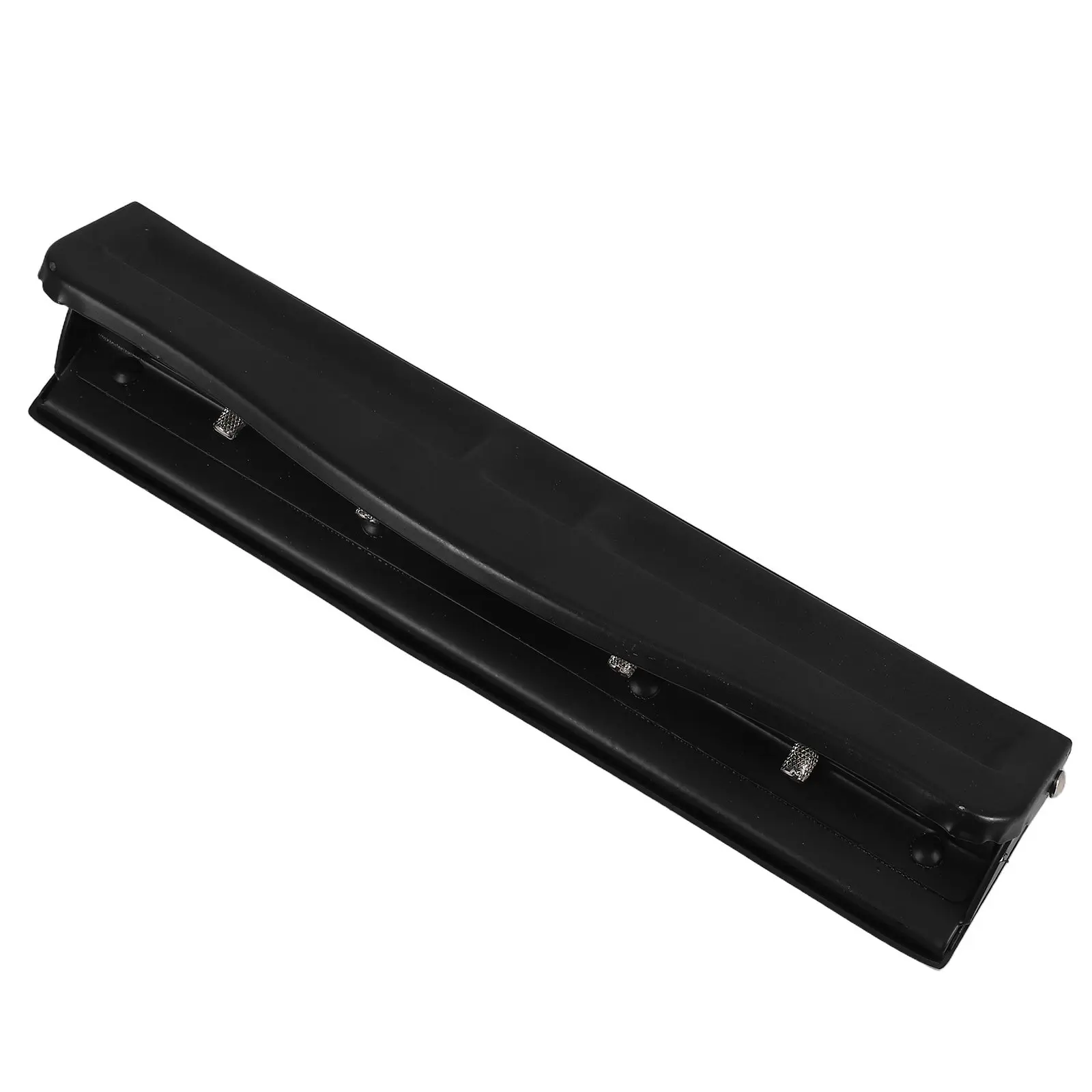 

Black Four Hole Paper Puncher Easy Empty Chip Catcher for Scrapbooks Cards Decorations Office Binding Supplies DIY Tools