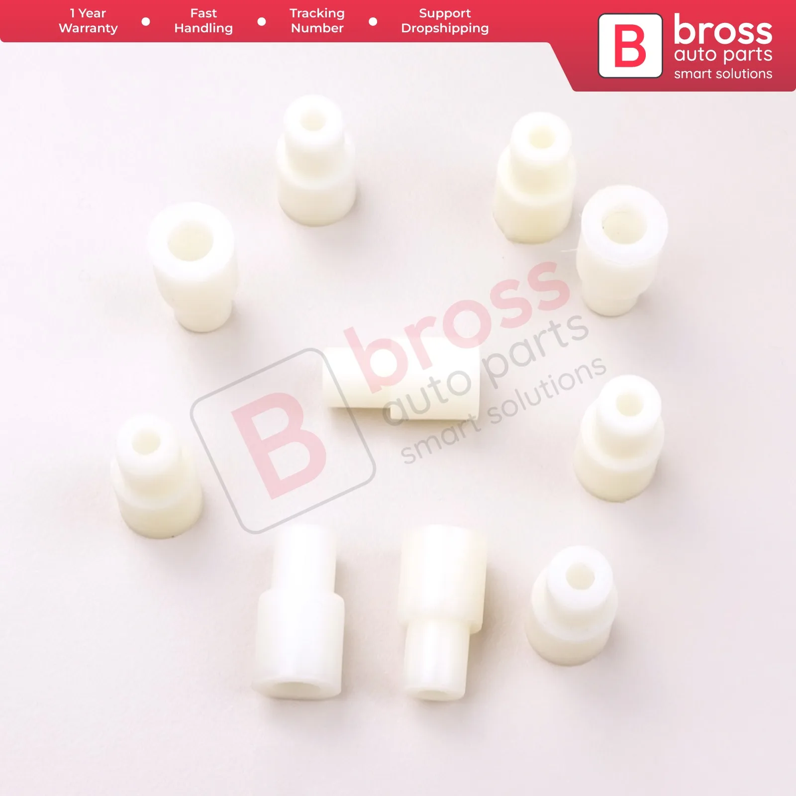 

Bross Auto Parts BCP015 10 Pieces Cable End Rope Dowel for Window Regulator Winder Mechanism Type BCP015 Fast Handling